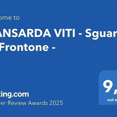 Апартаменты Mansarda Viti - Sguardo Su Frontone - Экстерьер фото